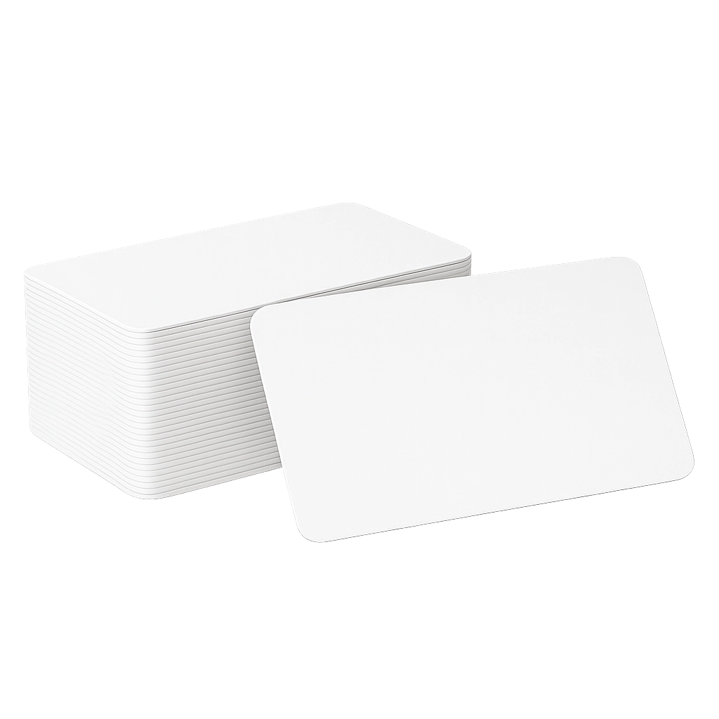 Cartões PVC em branco