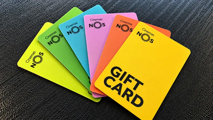 Cartões presente NOS produzidos pela ActiveCard
